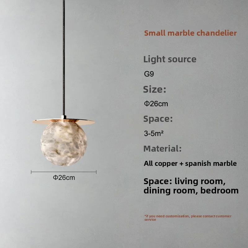 Spherical Brass Pendant