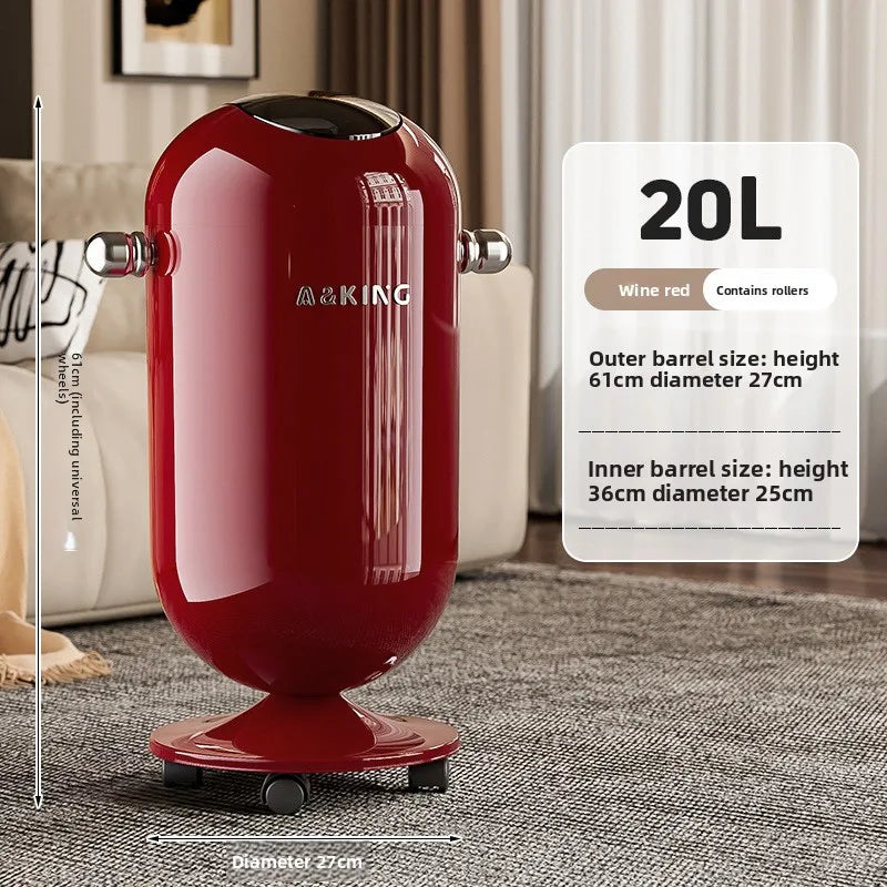 Swing-Lid Waste Bin