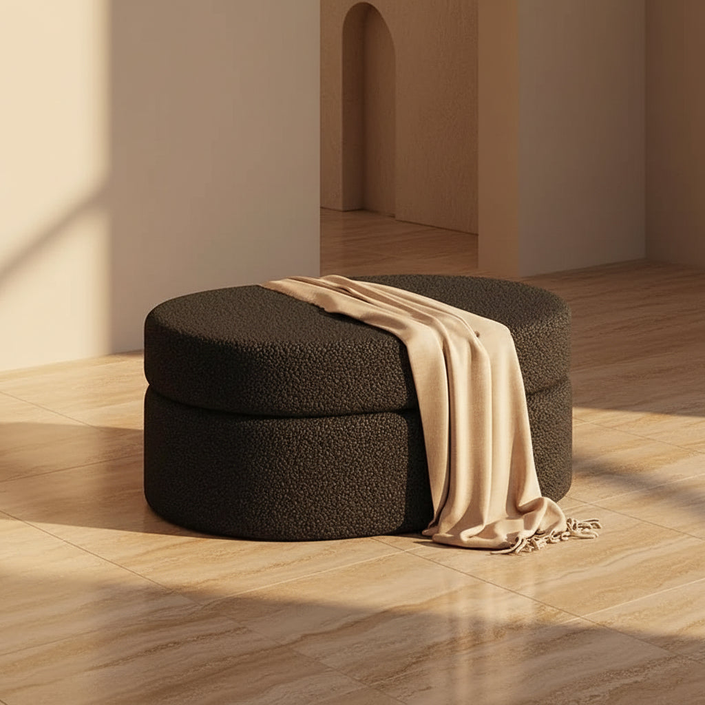 Cushioned Storage Ottoman