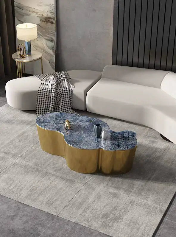 Organizer Industrial Coffee Table Metal Designer Aesthetic Unique Space Saving Side Table Clear Modern Meubles Salon Furniture