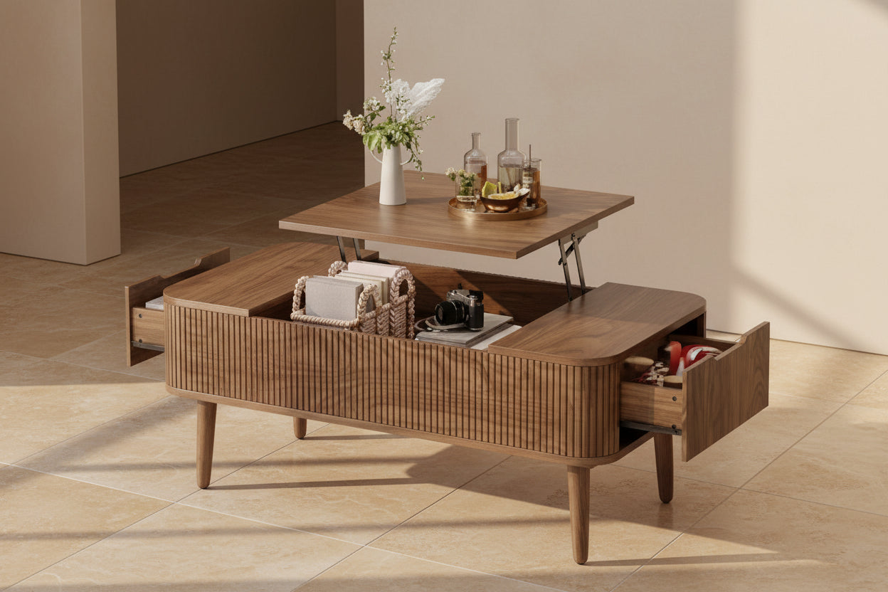 Fluted Lift Table