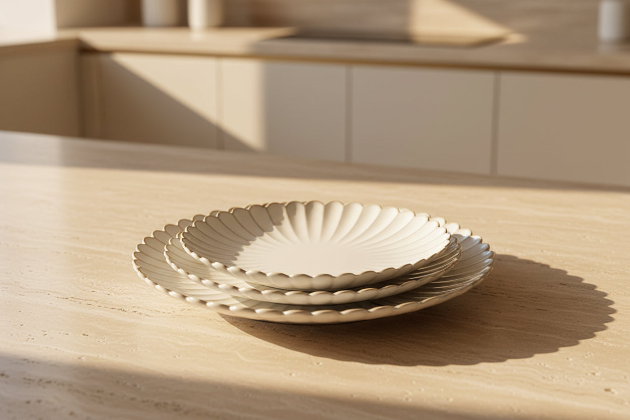 Scalloped Dinner Plate