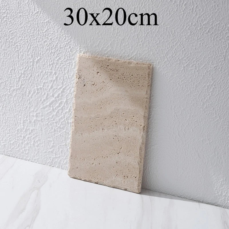 Polished Stone Vanity Tray