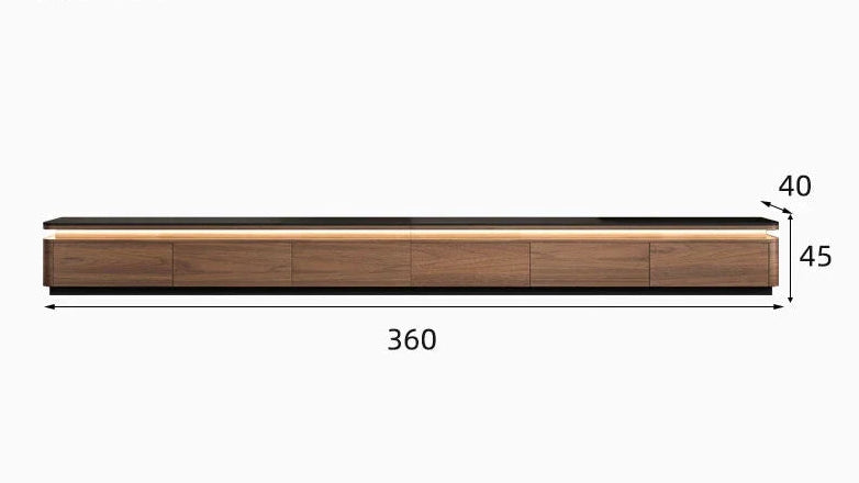 Stone Top Media Console