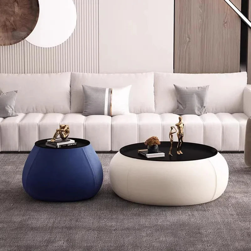 Sculptural Wood Coffee Table