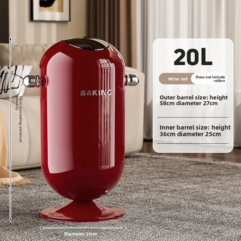 Swing-Lid Waste Bin