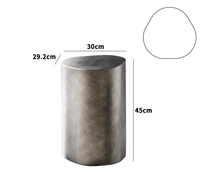 Steel Accent Side Table
