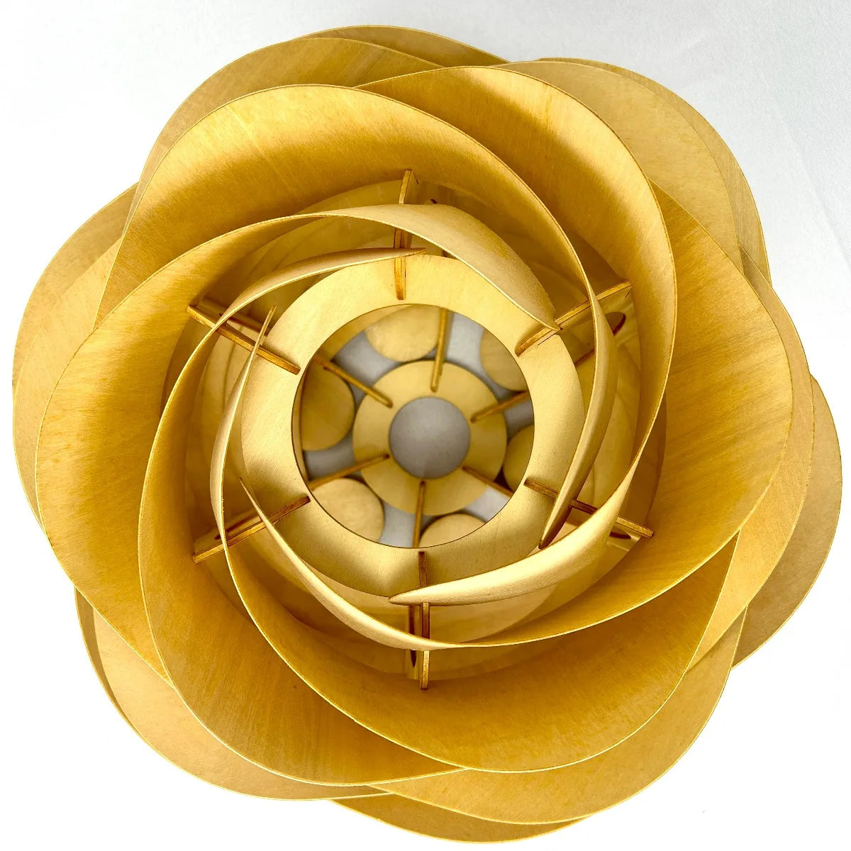 Petal Wood Pendant Light