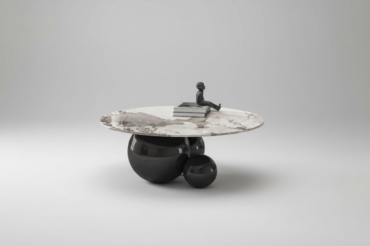 Round Metal Table Set