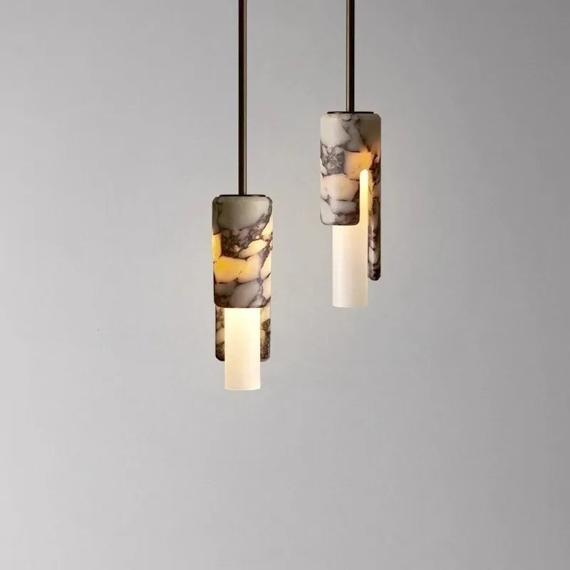 Brass Cylinder Pendant