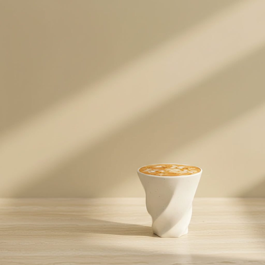Wrinkled Ceramic Espresso Cup