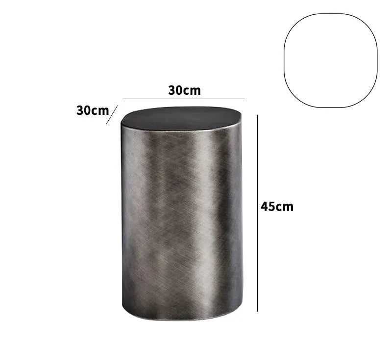 Steel Accent Side Table