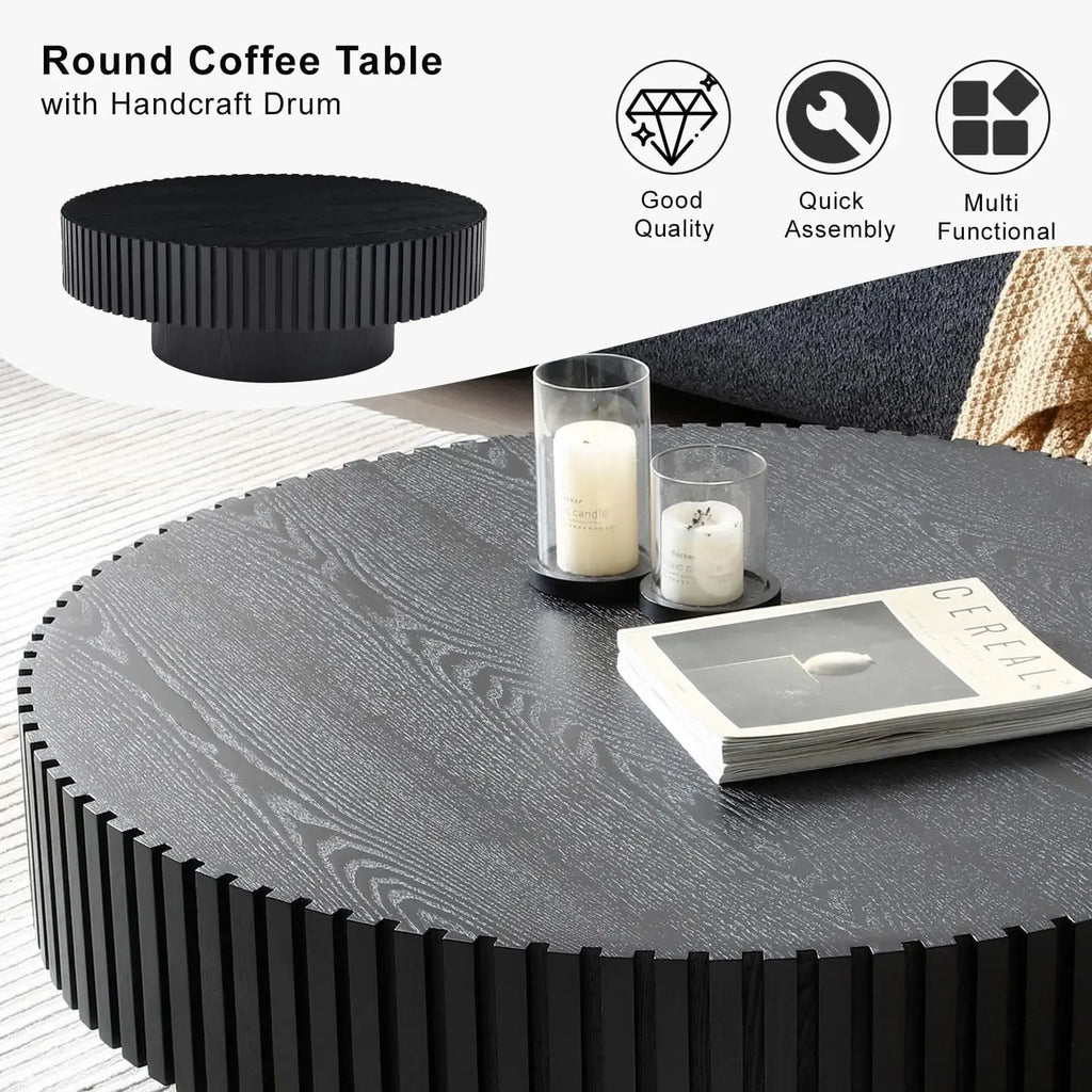 Solid Wood Round Table