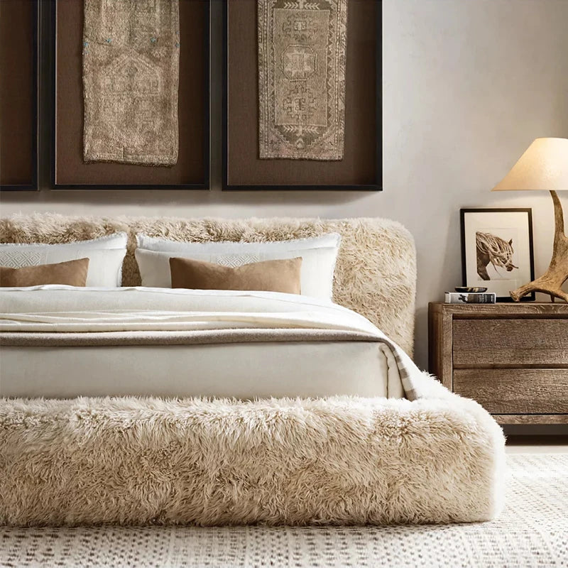 Faux Fur Sofa Bed Frame