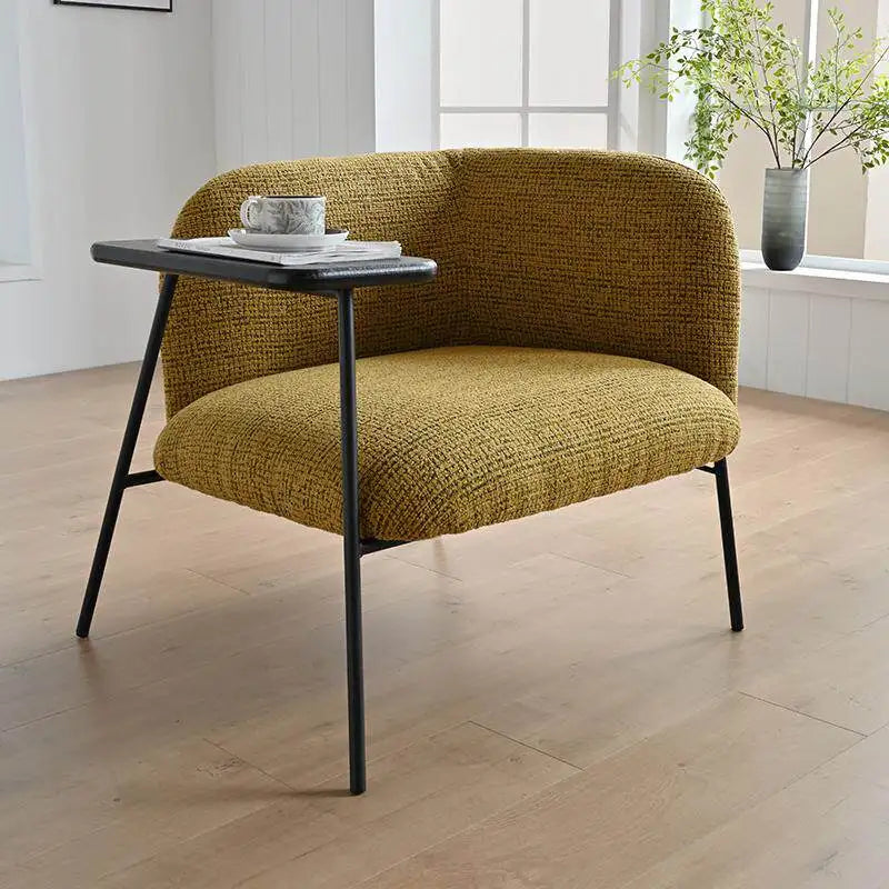 Linen Cushioned Armchair