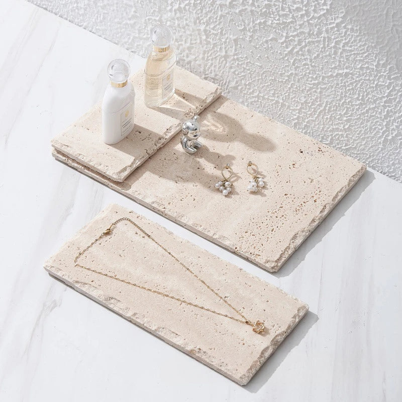 Polished Stone Vanity Tray