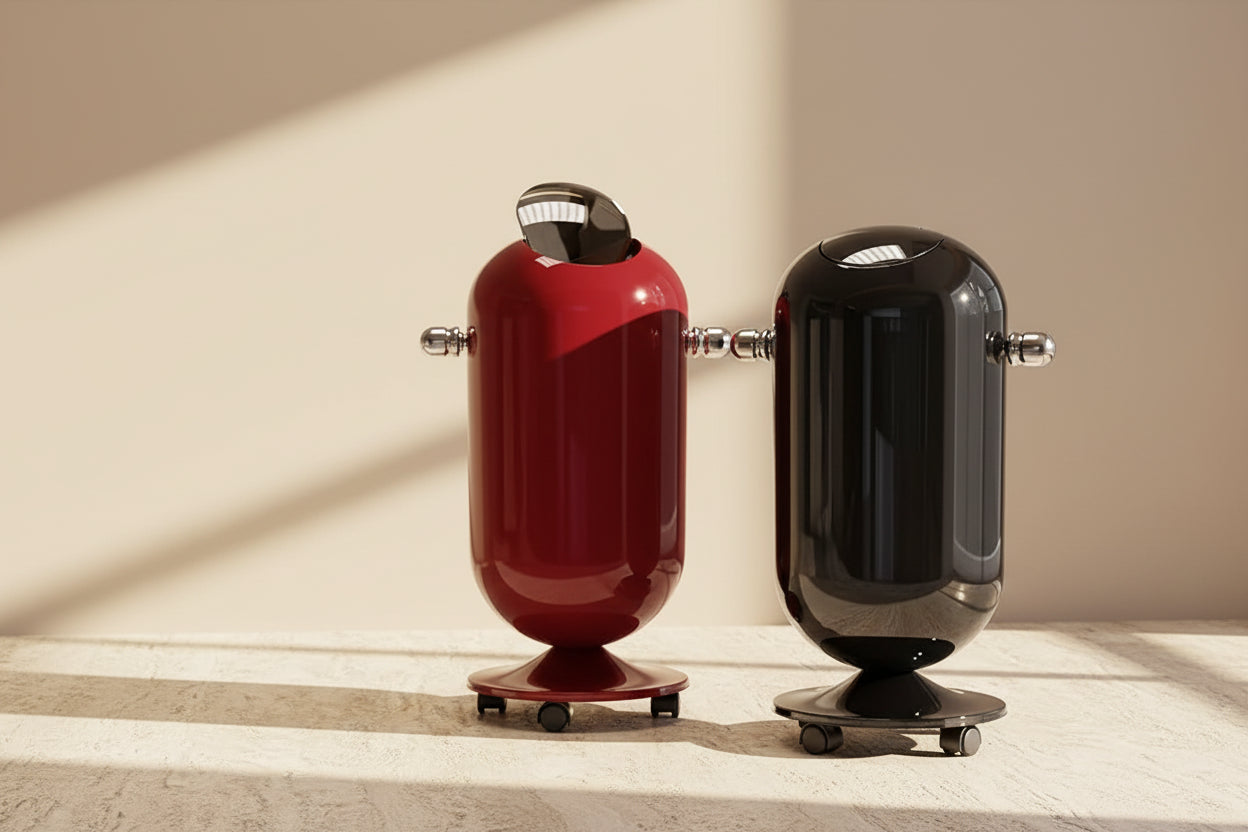 Swing-Lid Waste Bin