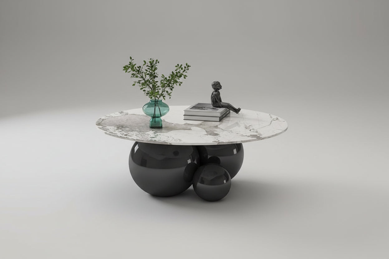 Round Metal Table Set