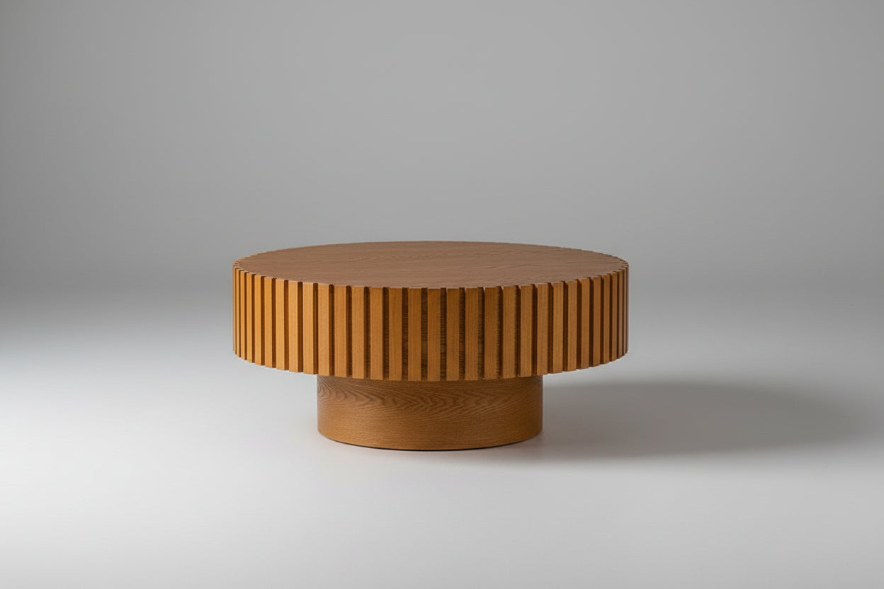 Solid Wood Round Table