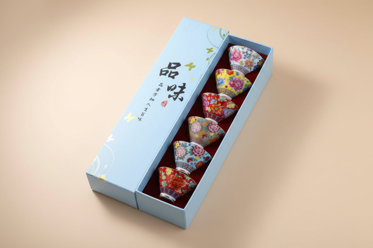 Japanese Blossom Tea Cups