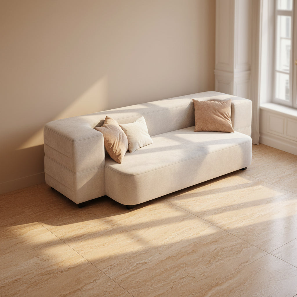 Chenille Floor Sofa Bed