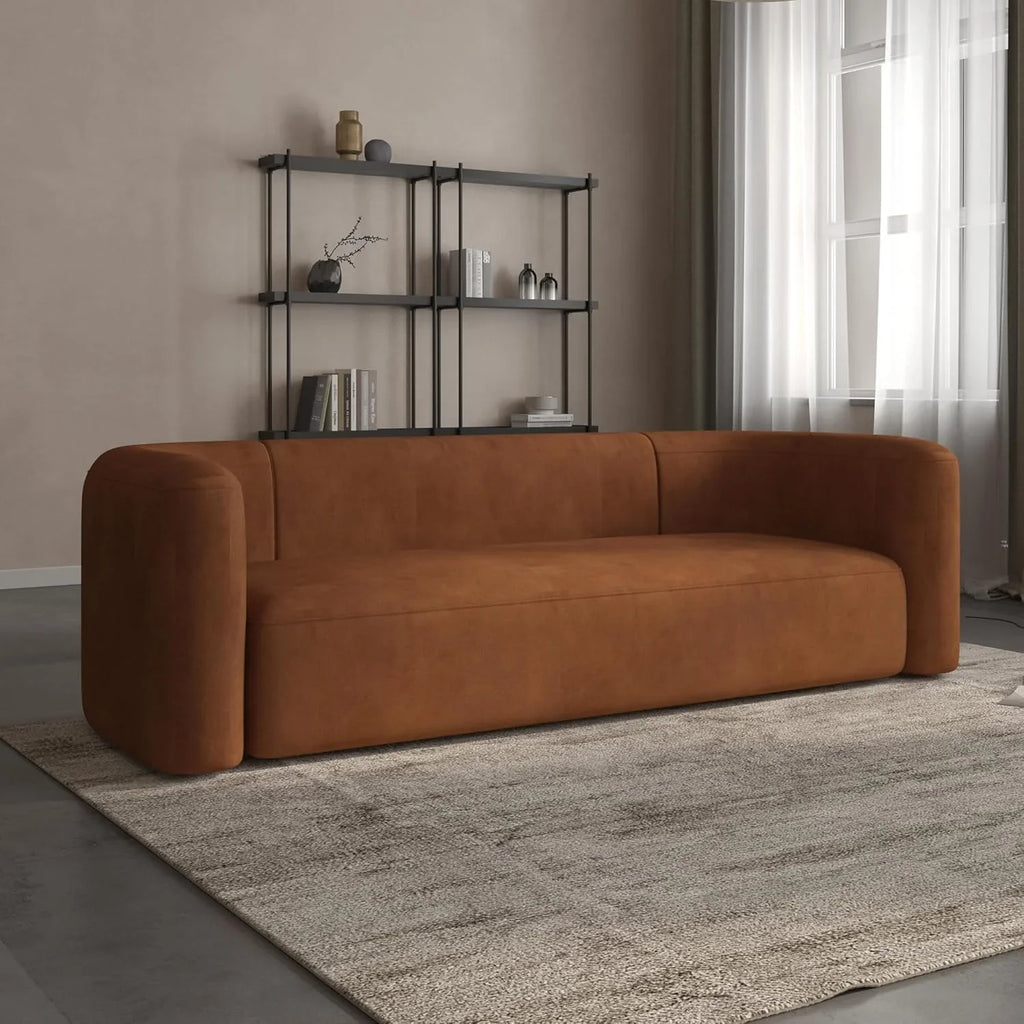 Velvet Chaise Sectional