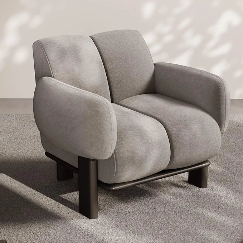 Cushioned Rubberwood Chair