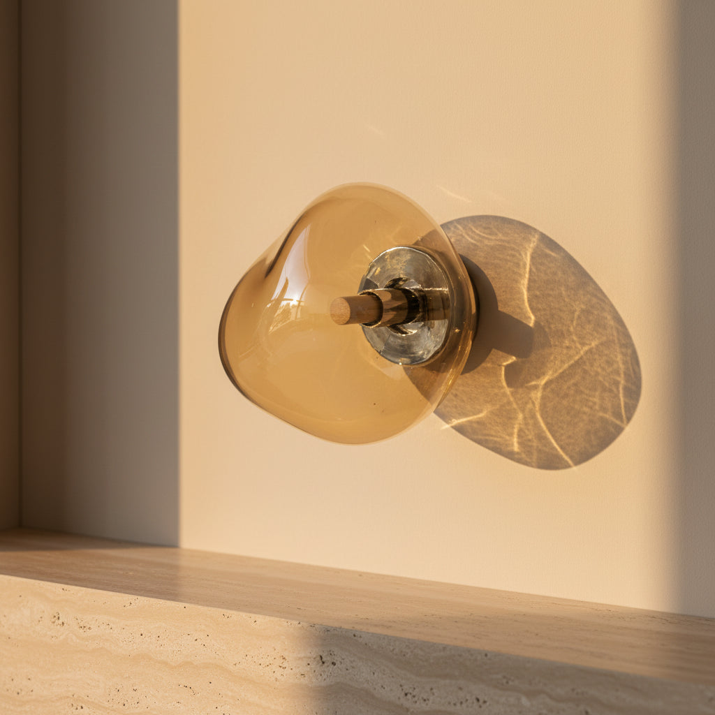 Molten Glass Sconce