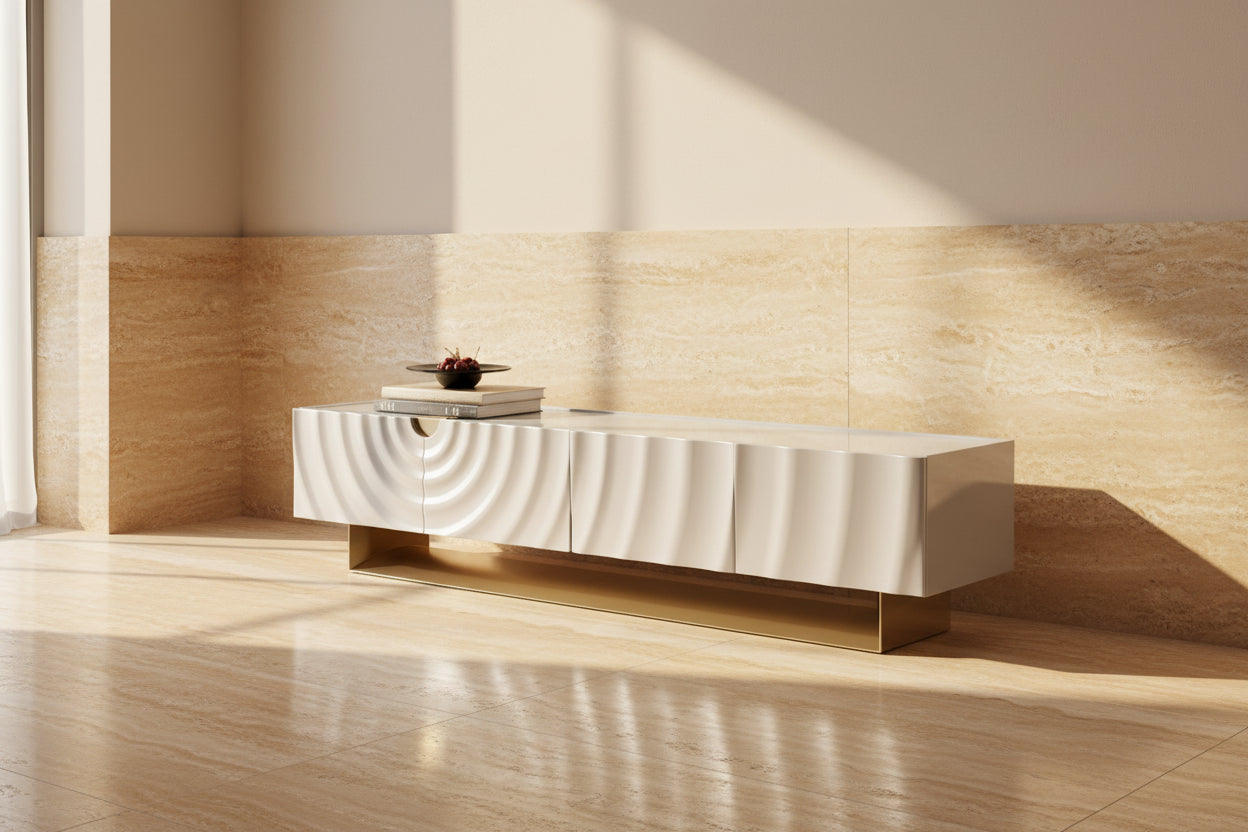 Wood TV Media Cabinet