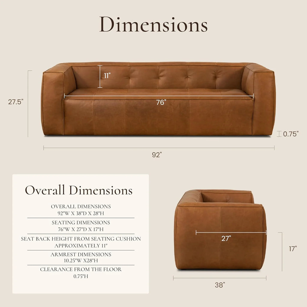 Genuine Leather Sofa
