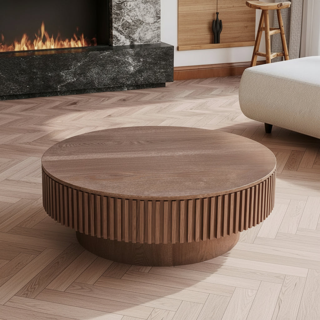 Solid Wood Round Table