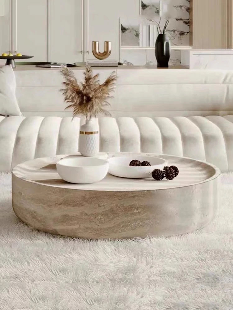 Marble Steel Side Table