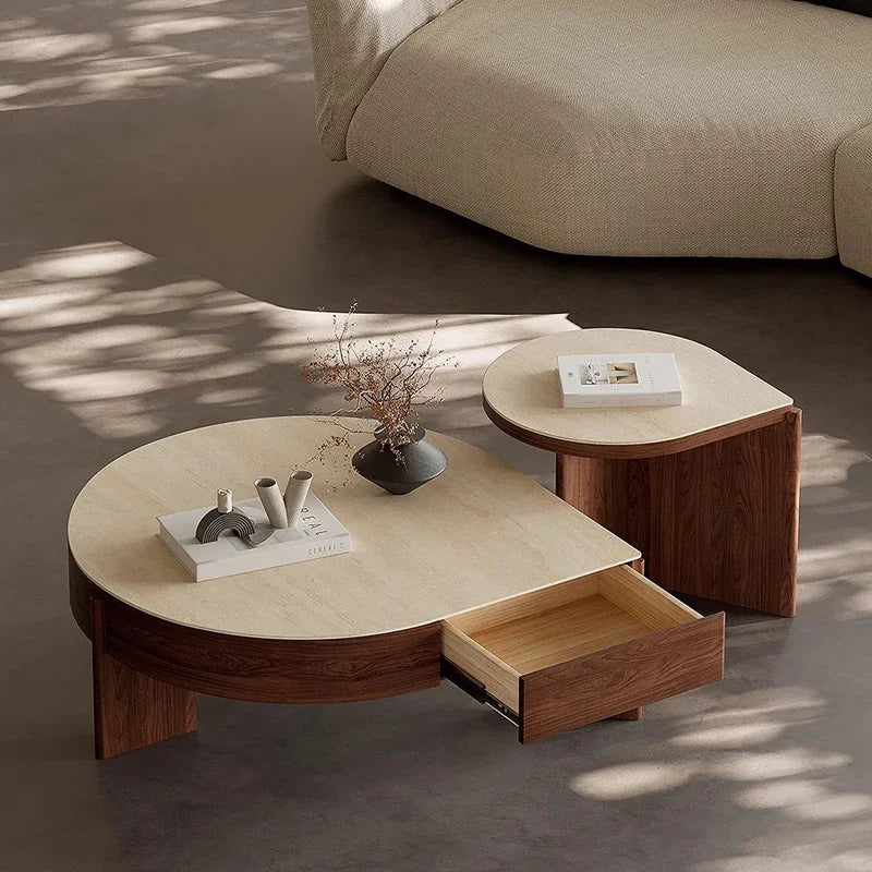 Stone Top Coffee Table