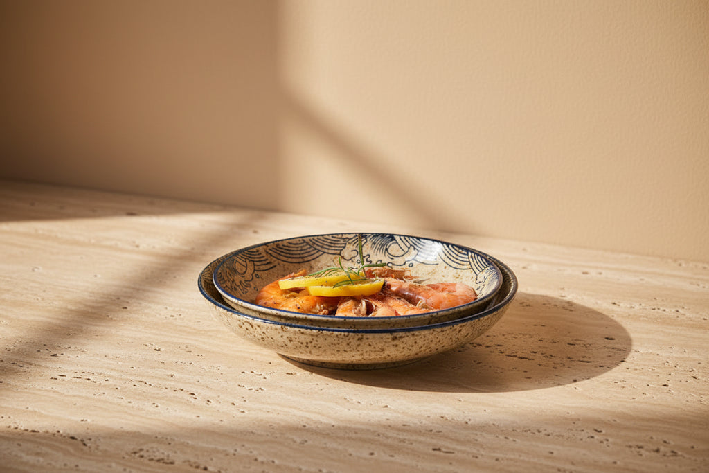 Floral Porcelain Serving Plate