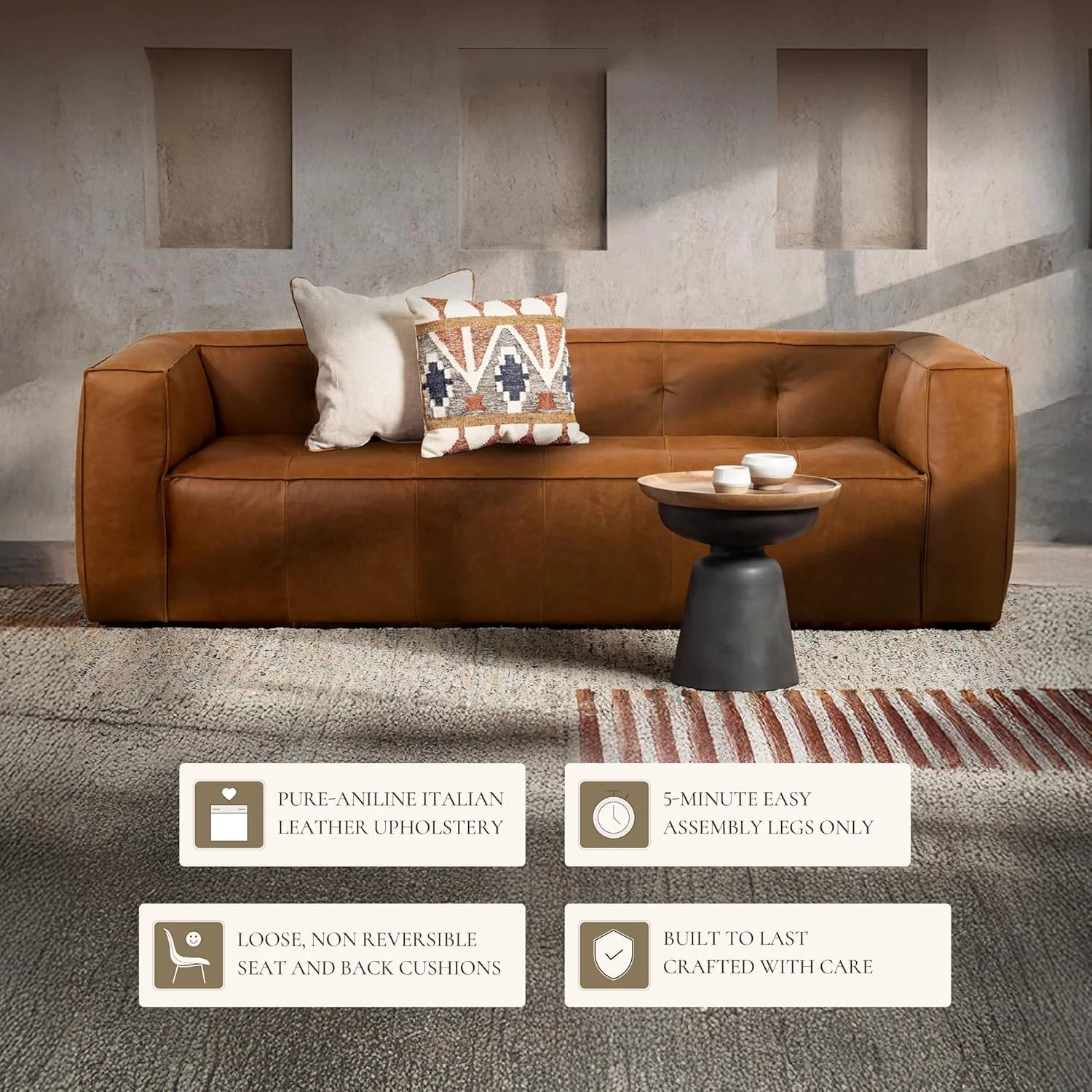Genuine Leather Sofa
