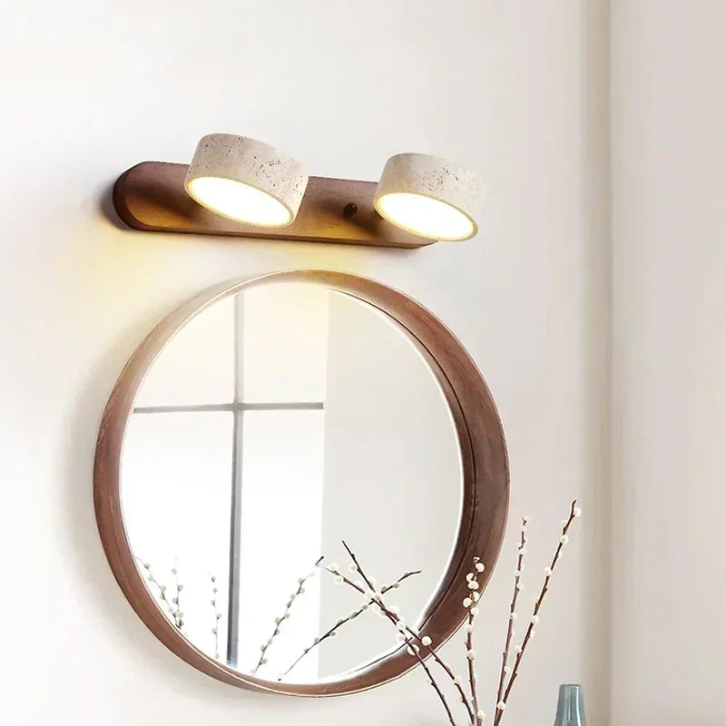 Dual Stone Vanity Wall Light