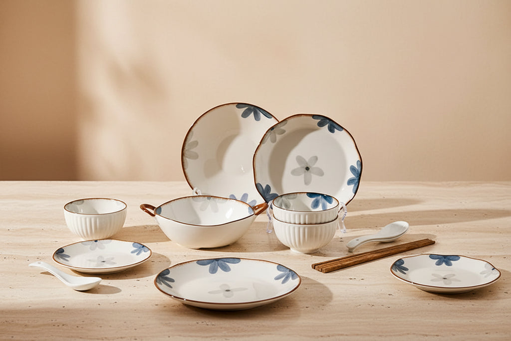 Ceramic Dining Set for Six