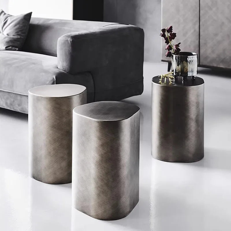 Steel Accent Side Table