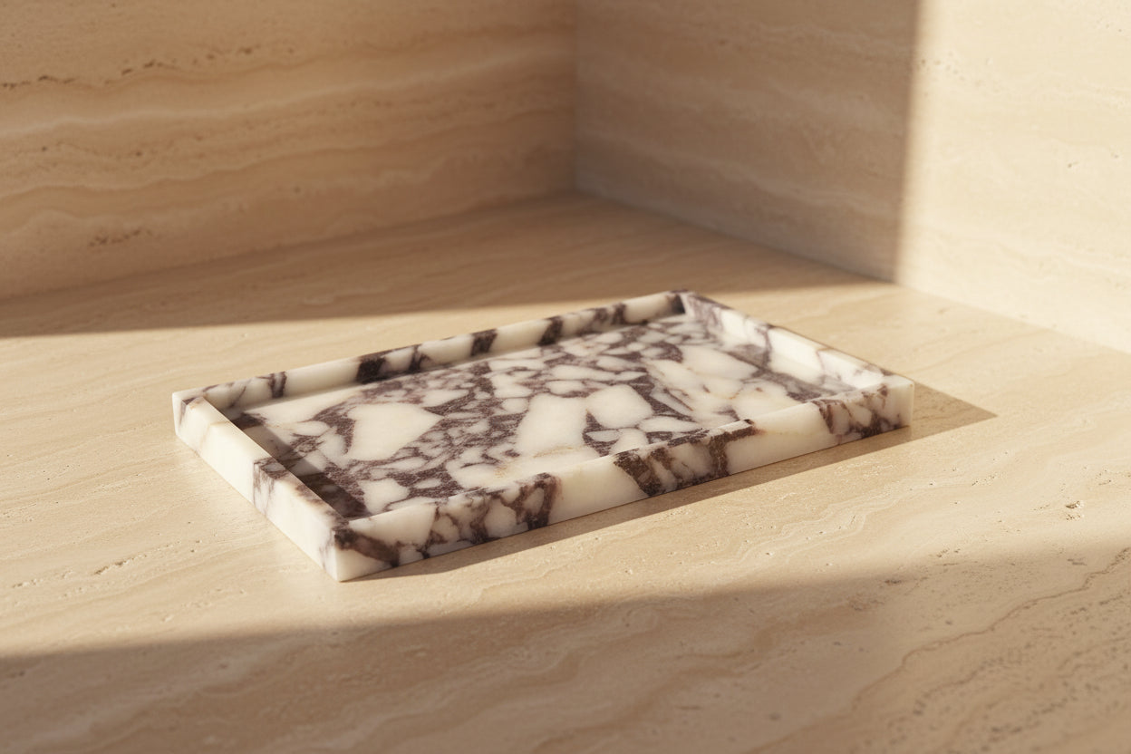 Carved Marble Tray