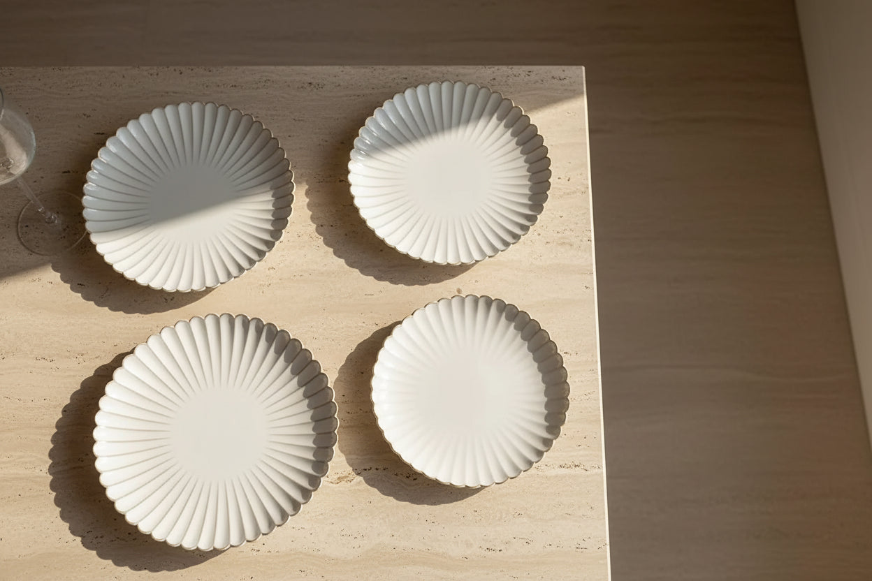 Scalloped Dinner Plate