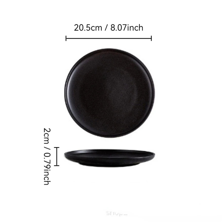 Noir Dinner Plates