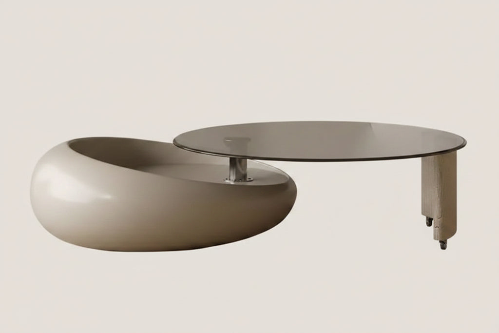 Rotating Storage Coffee Table