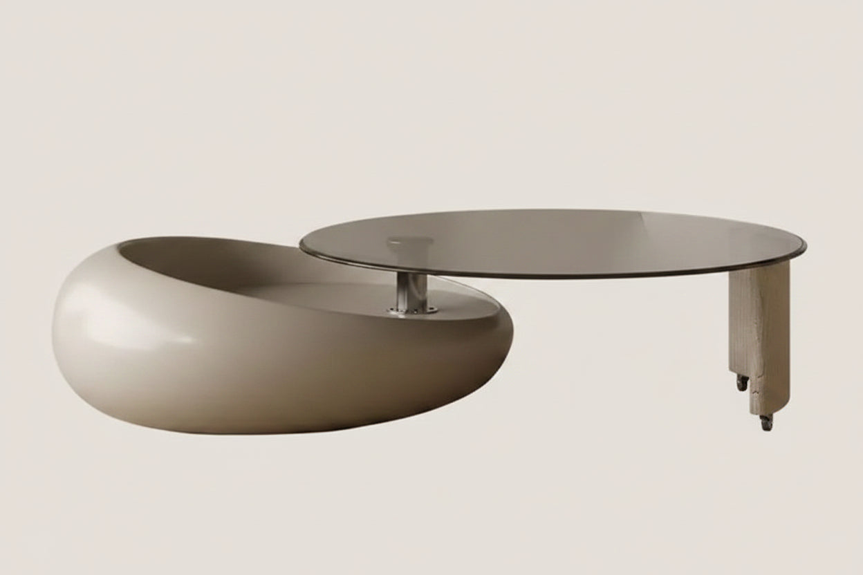 Rotating Storage Coffee Table