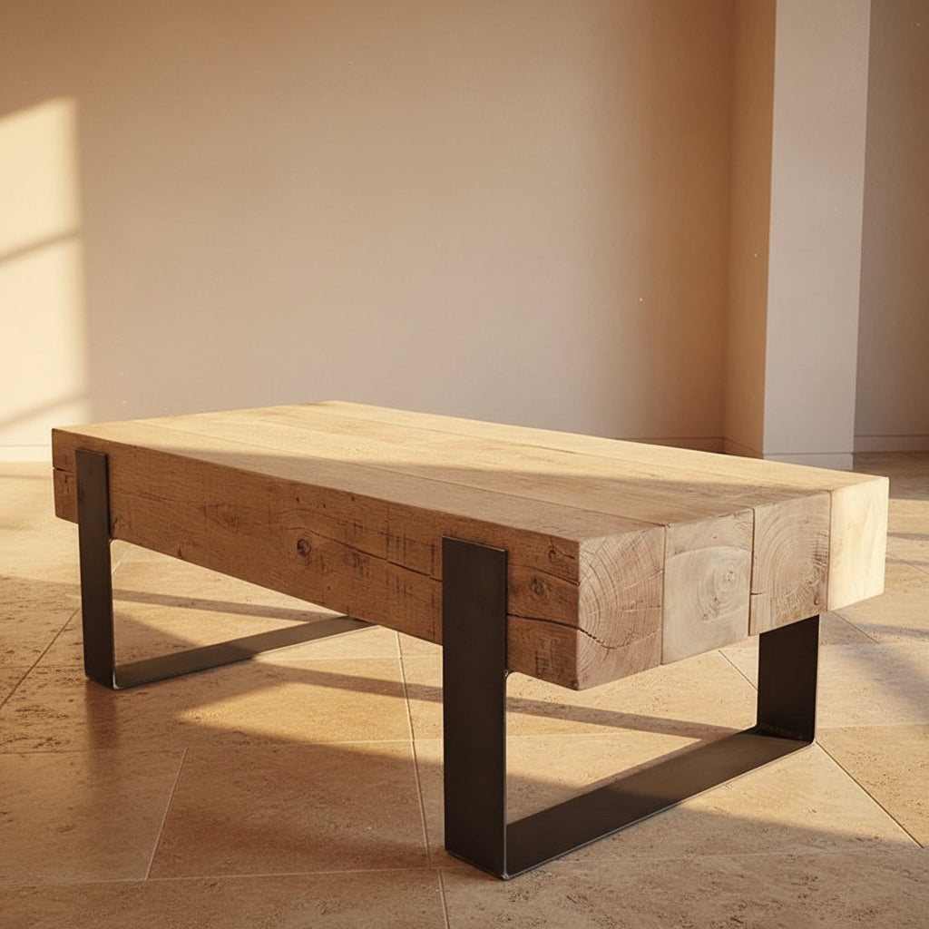 Pine Finish Rectangular Table