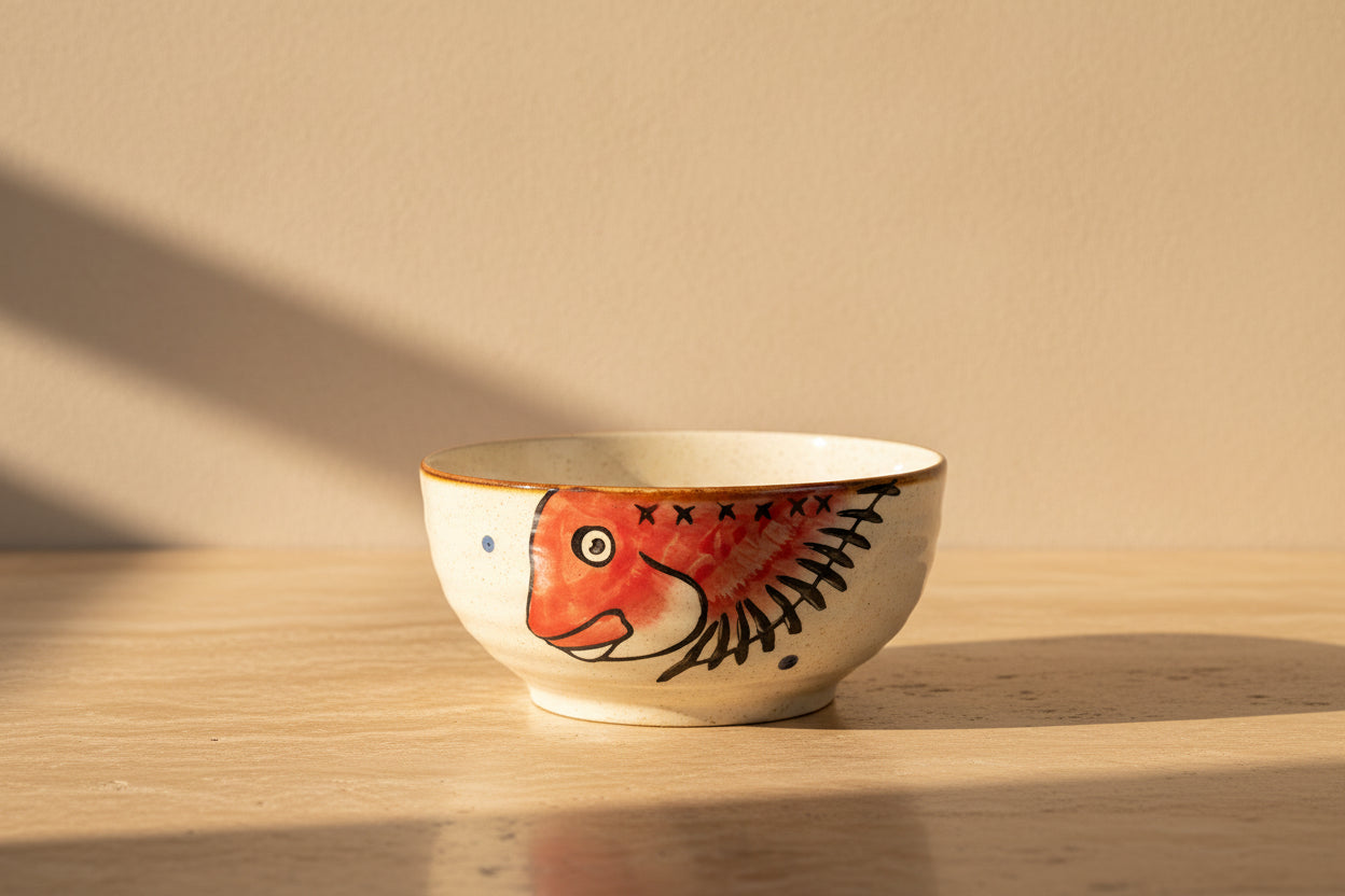 Glazed Porcelain Serving Bowl
