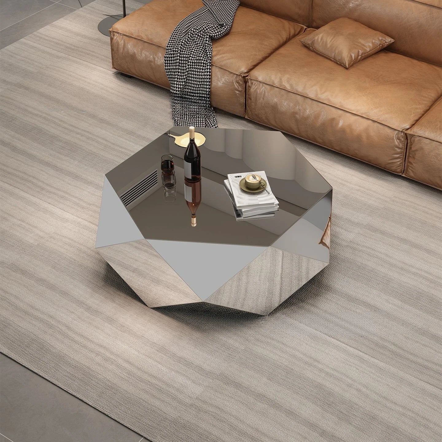 Stainless Steel Statement Table