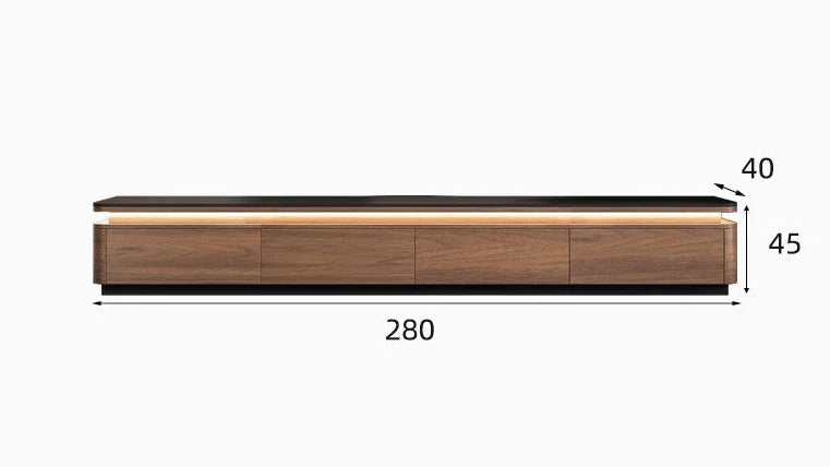 Stone Top Media Console