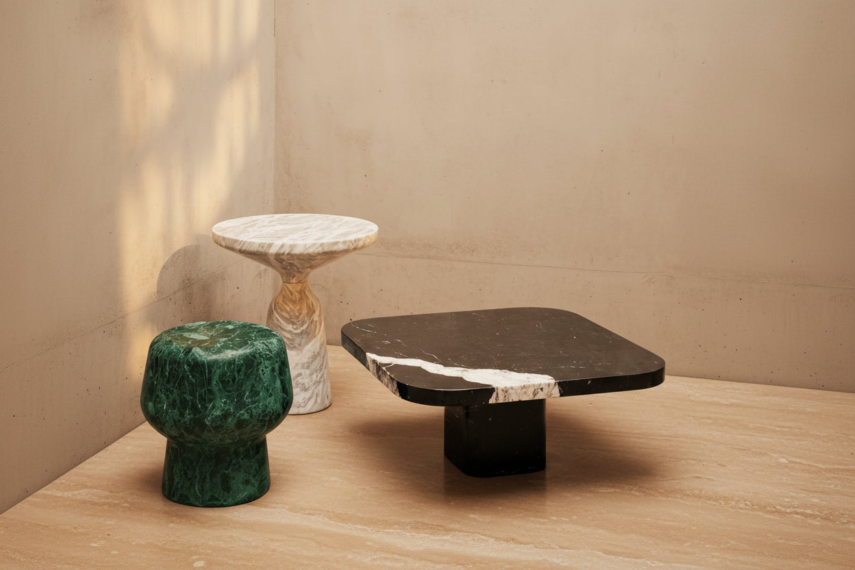 Sculptural Round Table