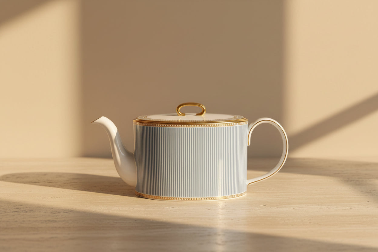 Hand-Painted Porcelain Tea Set