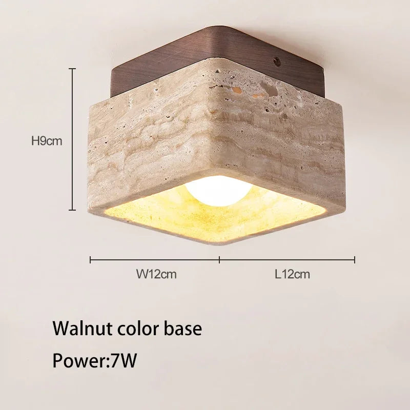 Stone Flush Mount